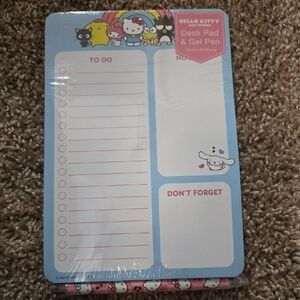 Hello Kitty Desk Pad and Pen